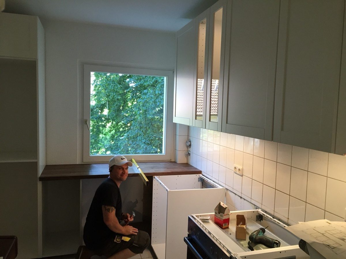 Wasseranschluss in Hamburger Altbau-Küche neu verlegt