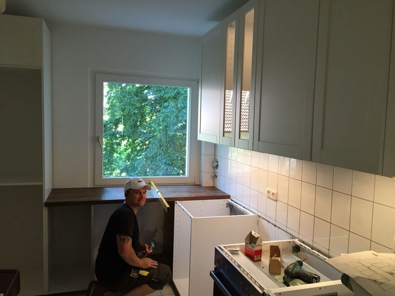 Wasseranschluss-Verlegung in Hamburger Altbau-Küche